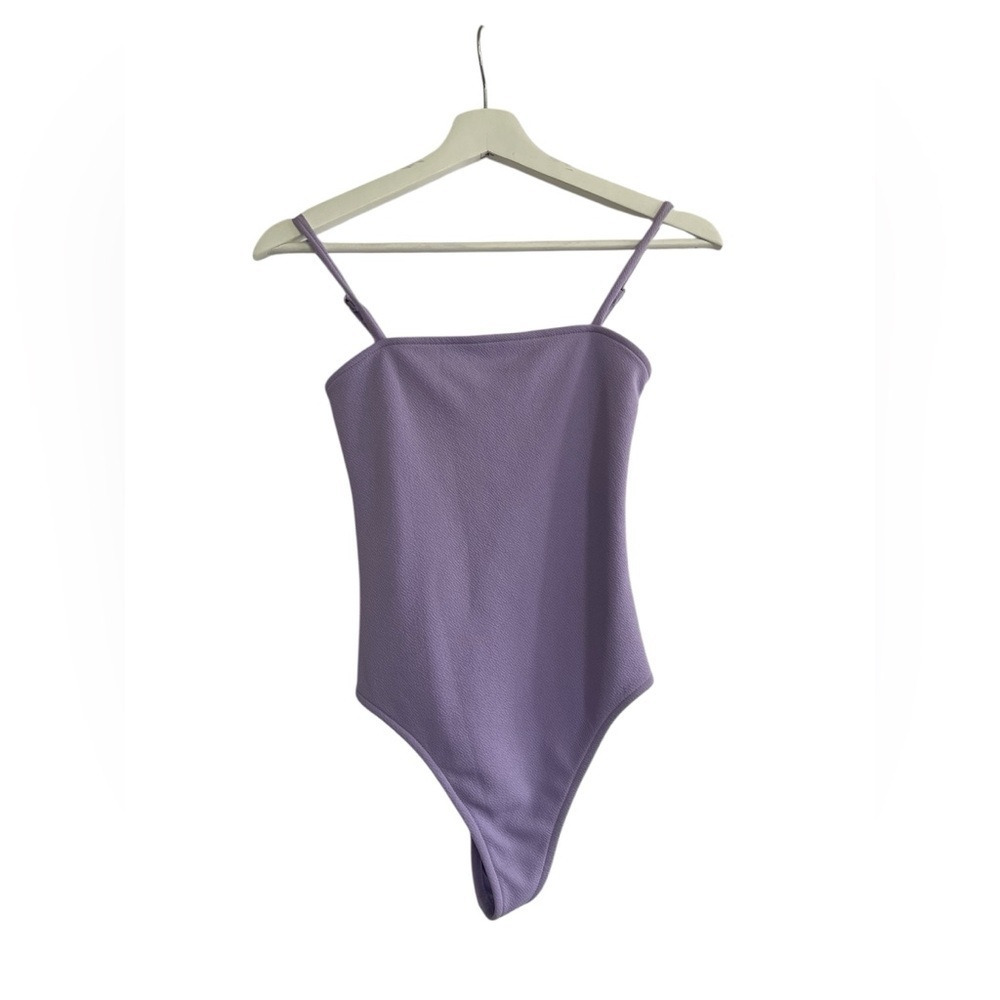 Show Me Your MuMu Amabella Lilac Stretch Bodysuit Size Small NEW